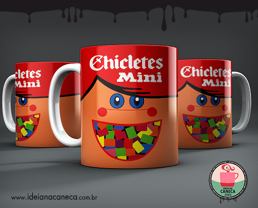 Caneca Chiclete Ping Pong